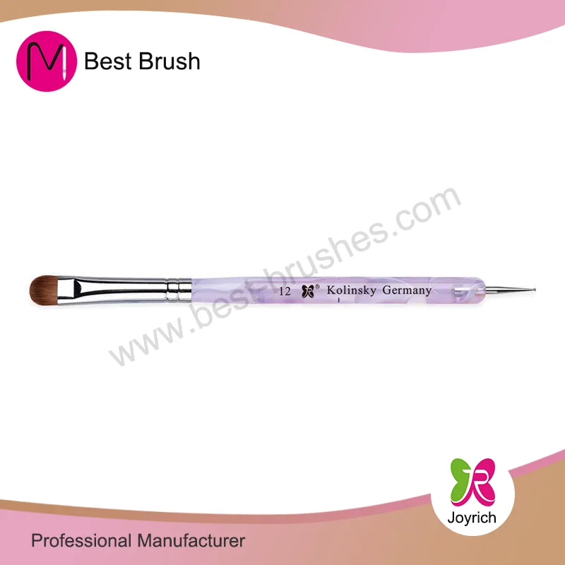 11  Dark Blue Kolinsky French Nail Brush