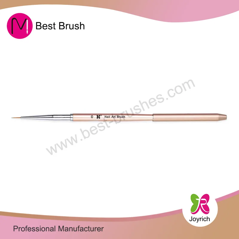 Golden Metal Cover Nail Art Brush