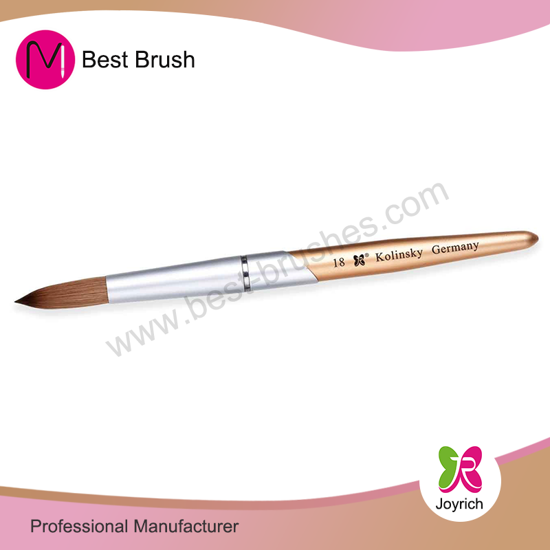 Gold handle Kolinsky Acrylic Nail Brush