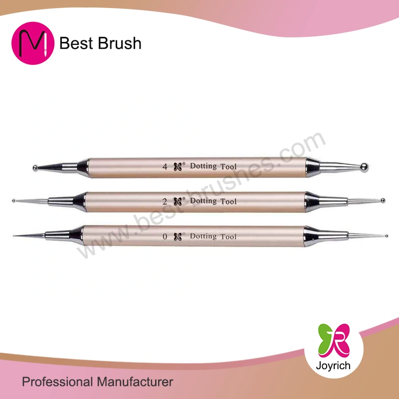 Golden Metal Handle Dotting Tool Set