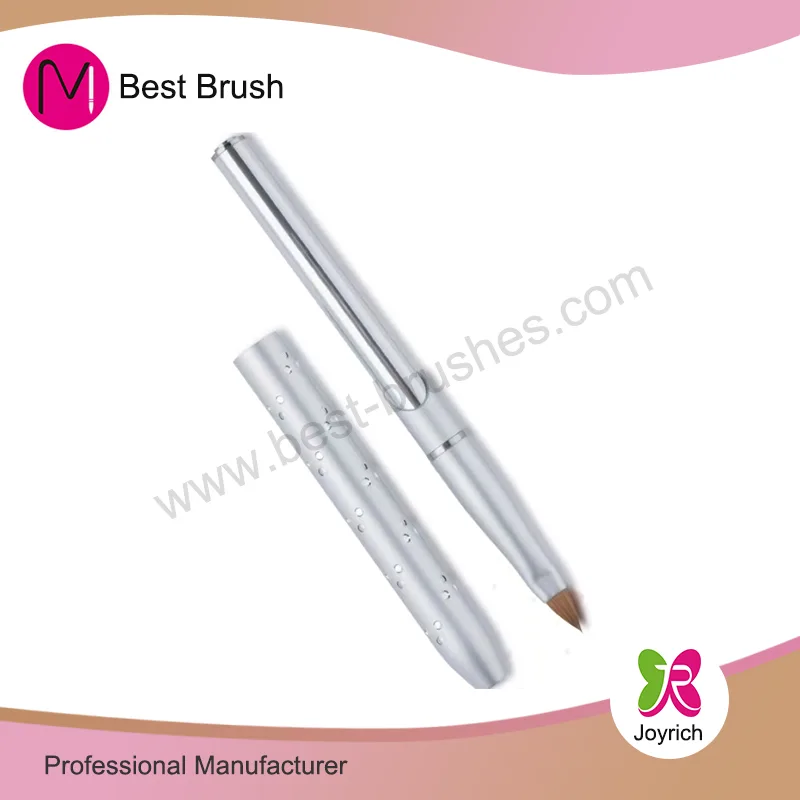 Silver Metal Cap Kolinsky 3D Nail Brush